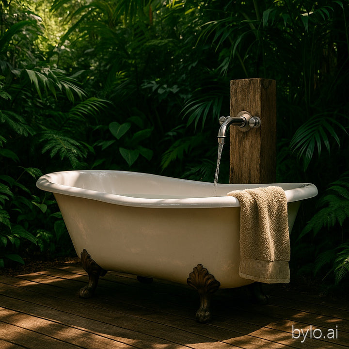 Klassische Wandarmatur Wasserspeier Messing