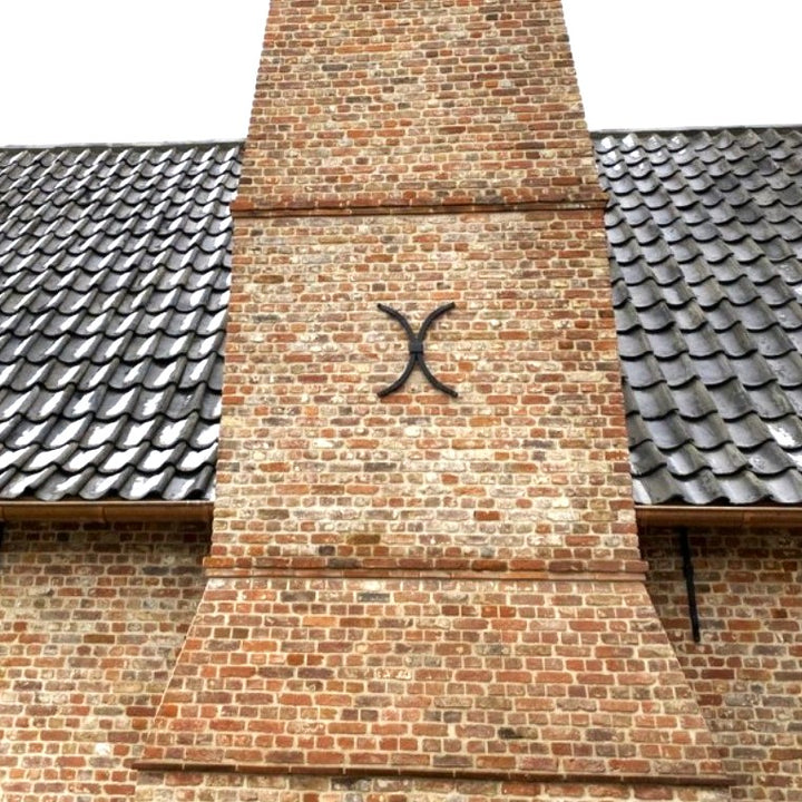 Schmiedeeiserner Maueranker X - 50 cm