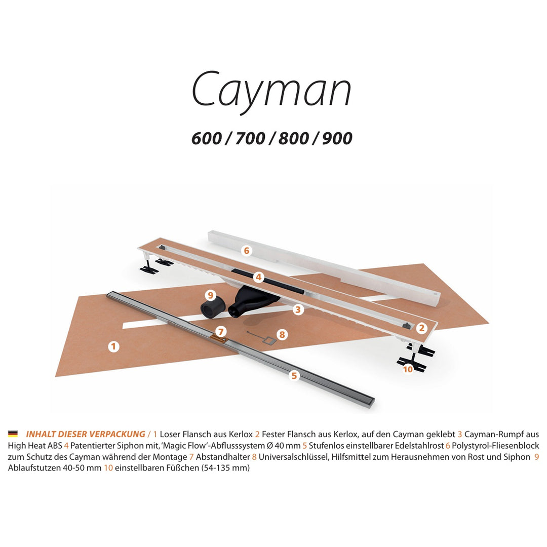 Duschrinne Cayman
