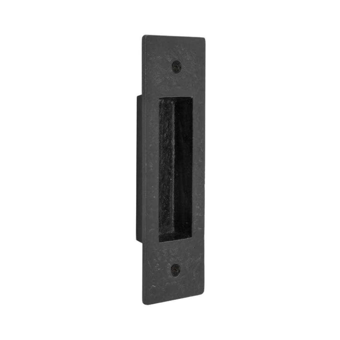 Griffmulde für Schiebetür Metall Schwarz 4,5 x 14,8 cm