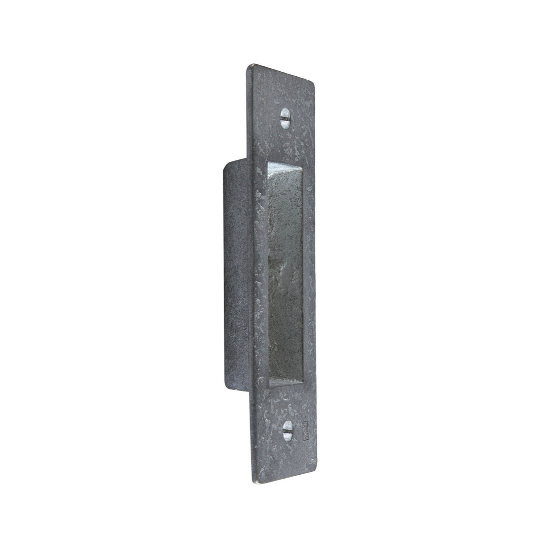 Griffmulde für Schiebetür Rohmetall 4,5 x 14,8 cm