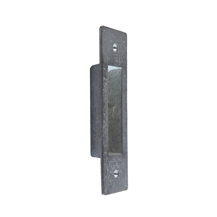 Griffmulde für Schiebetür Rohmetall 4,5 x 14,8 cm