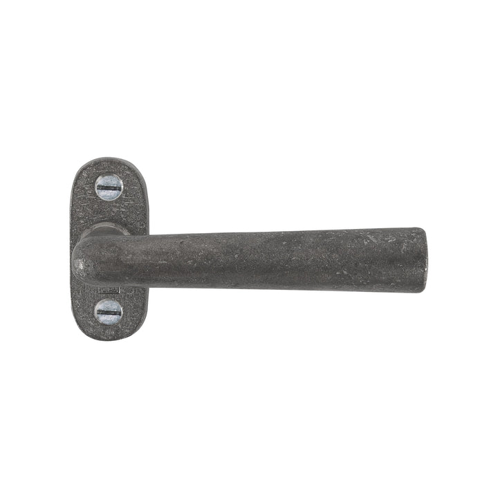Türgriff "Bauhaus 1925" Rohmetall, Paar mit ovaler Rosette