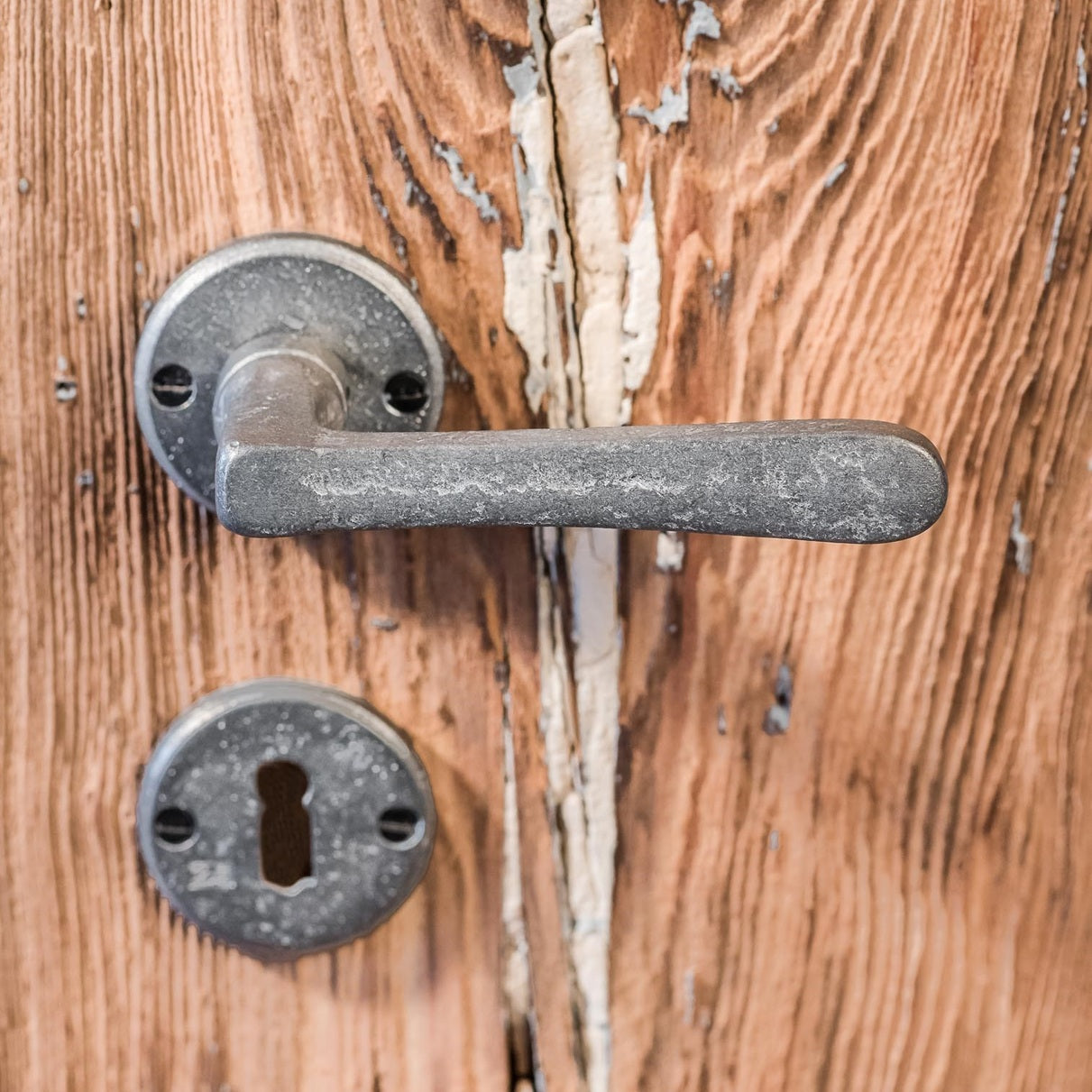 Tuergriff-metall-matt-runde-Rosette