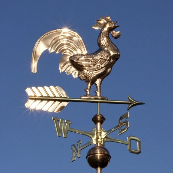 Wetterfahne groß - krähender Hahn 2
