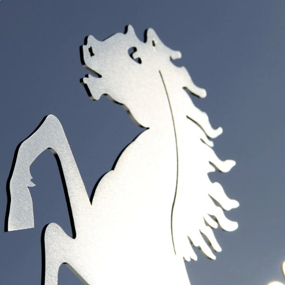 Große Wetterfahne - Pferd, Edelstahl