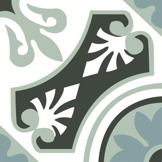 Zementfliese Lilly Mint 14 x 14 x 1,6 cm