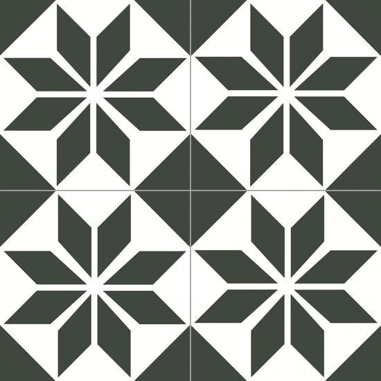 Zementfliese Stella 20 x 20 x 1,6 cm