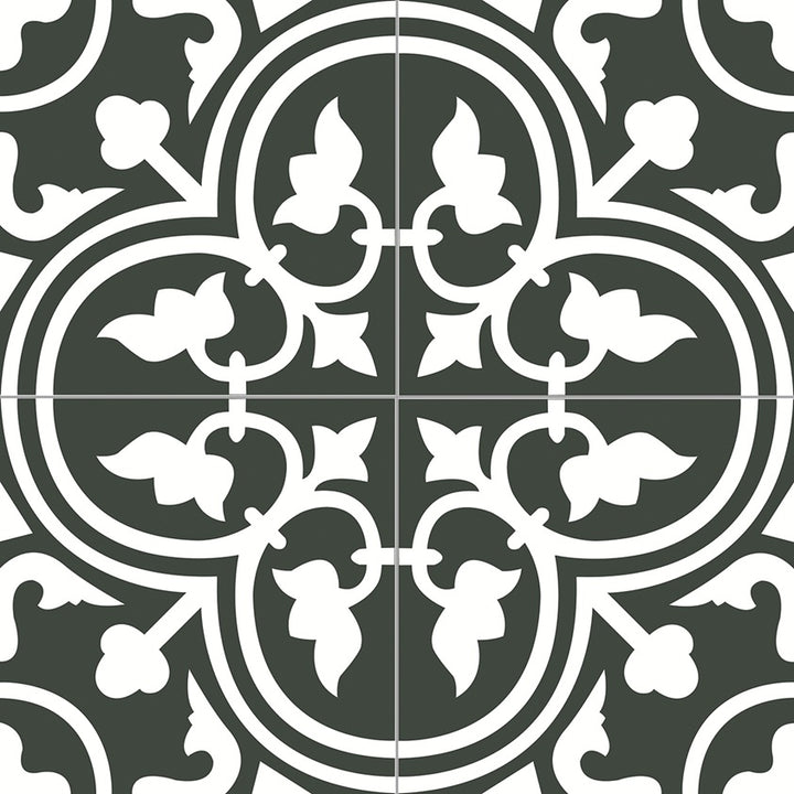 Zementfliese_Maria_schwarz_weiß