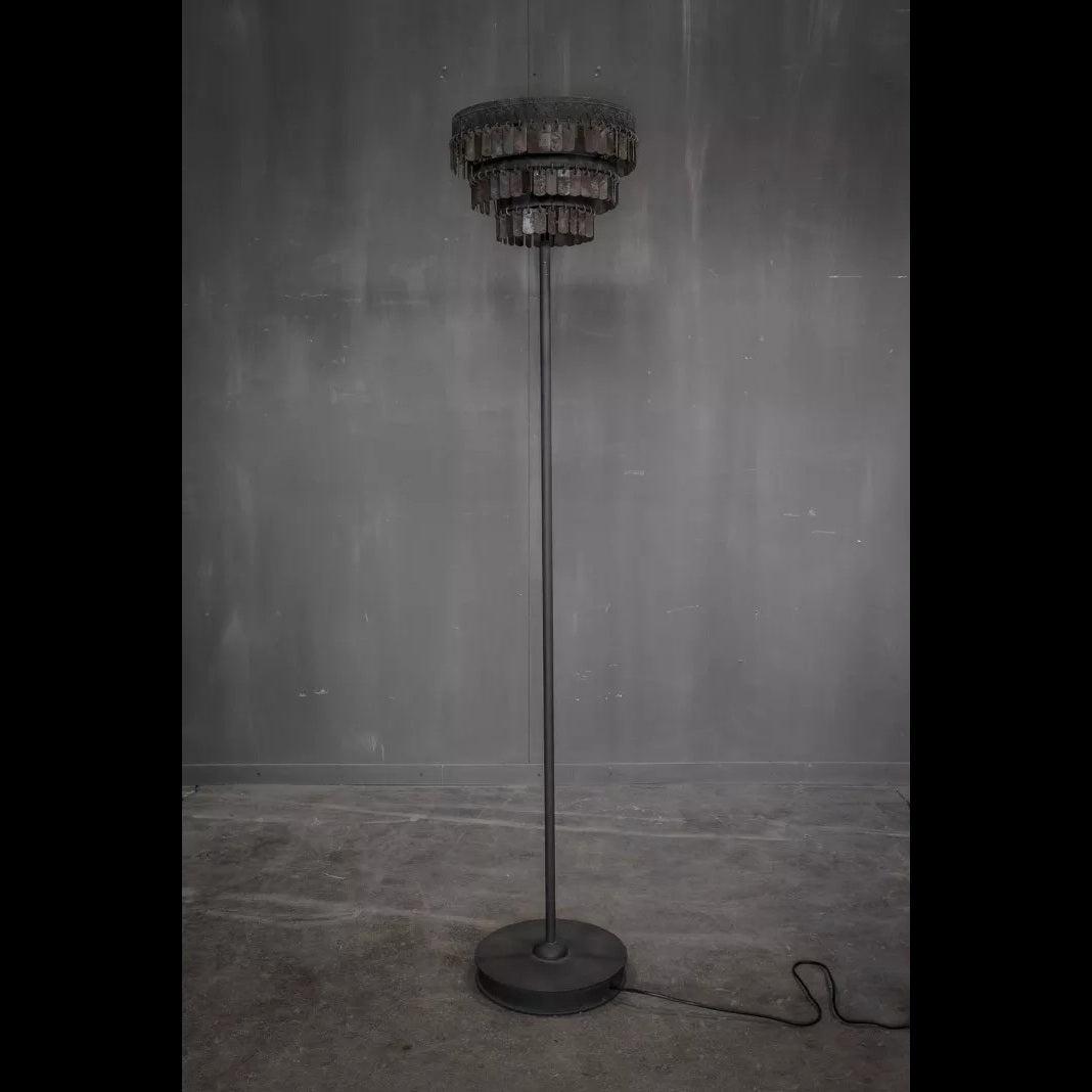 Stehlampe "Gudha" rund