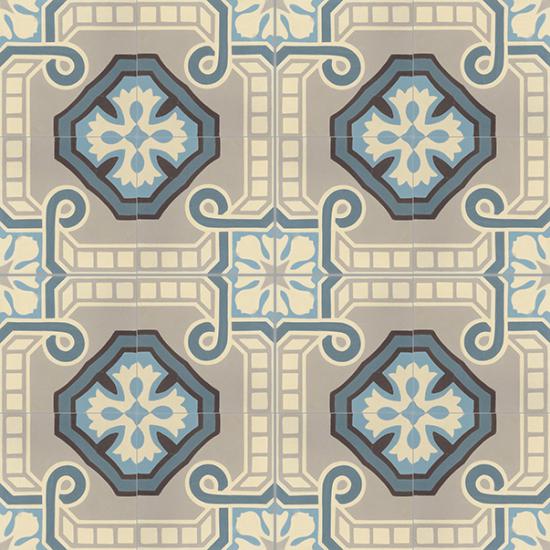 Zementfliese Verena 14 x 14 x 1,2 cm