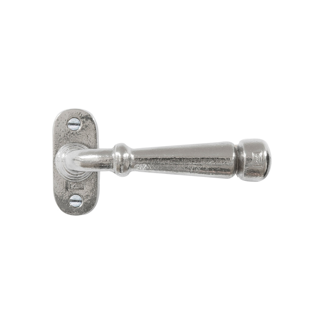 Türgriff mit ovaler Rosette in weissbronze