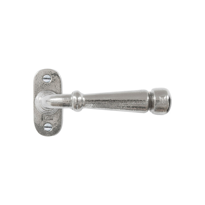 Türgriff mit ovaler Rosette in weissbronze