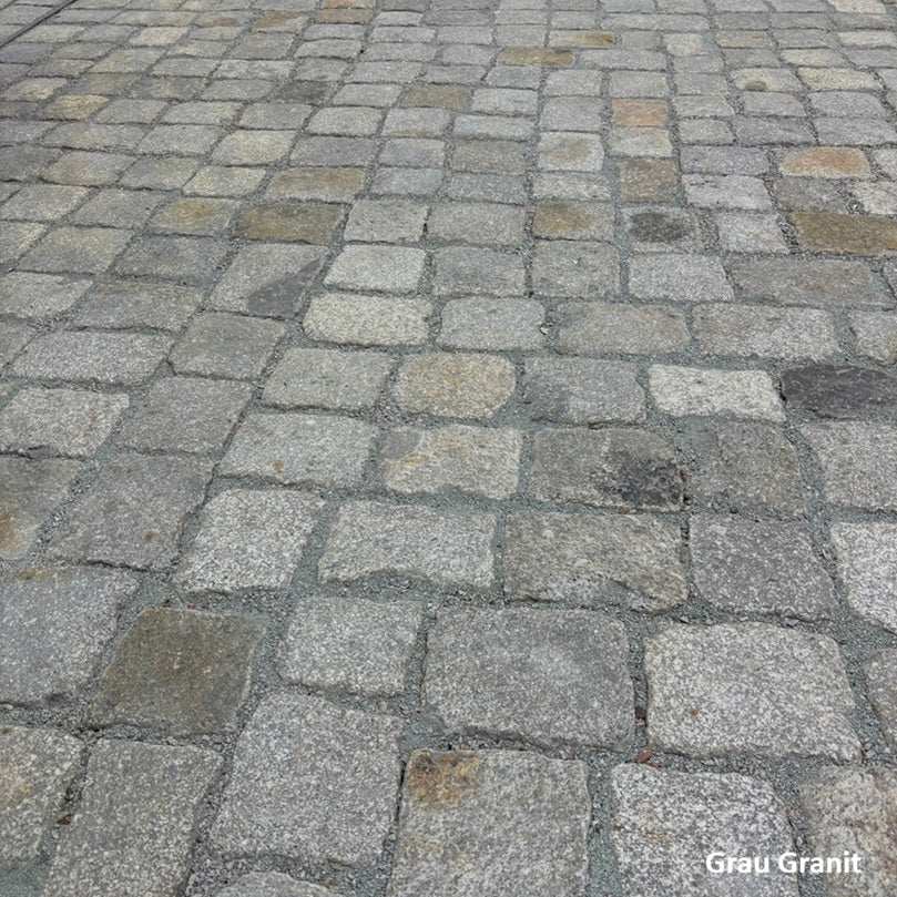 Kopfsteinpflaster-grau-granit