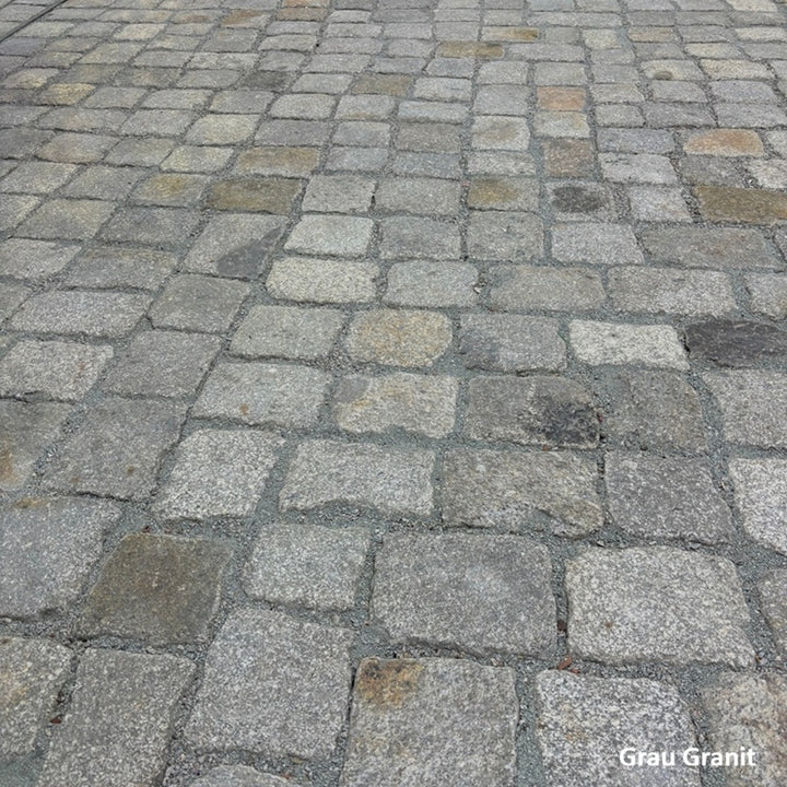 Kopfsteinpflaster-grau-granit