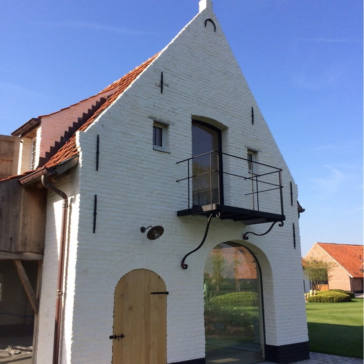 Schmiedeeiserner Maueranker gerade